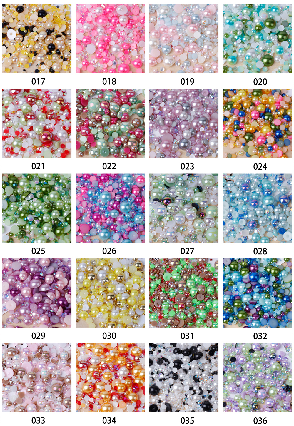 pearl and rhinestones